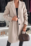 Casual Cardigan Turndown Collar Outerwear(4 Colors)