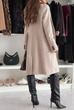 Casual Cardigan Turndown Collar Outerwear(4 Colors)