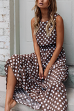 dasiuip Polka Dot Round Neck Dress (5 Colors)