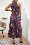 Bohemian Floral Patchwork Printed Dress Dresses(3 Colors)