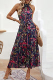 Bohemian Floral Patchwork Printed Dress Dresses(3 Colors)