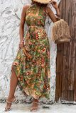 Bohemian Floral Patchwork Printed Dress Dresses(3 Colors)