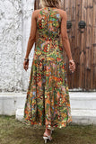 Bohemian Floral Patchwork Printed Dress Dresses(3 Colors)