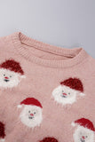 Casual Santa Claus Patchwork O Neck Sweaters(10 Colors)