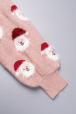 Casual Santa Claus Patchwork O Neck Sweaters(10 Colors)