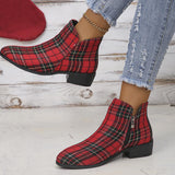 Casual Patchwork Pointed Out Door Shoes (Heel Height 1.57in)