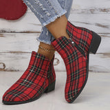 Casual Patchwork Pointed Out Door Shoes (Heel Height 1.57in)