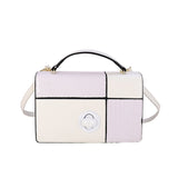 Celebrities Elegant Color Block Contrast Bags(6 Colors)