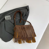 Casual Daily Solid Tassel Bags(4 Colors)