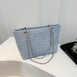 Daily Simplicity Solid Chains Bags(4 Colors)