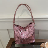 Daily Solid Sequins Bags(3 Colors)