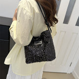 Daily Solid Sequins Bags(3 Colors)