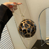 Casual Leopard Patchwork Chains Bags(3 Colors)