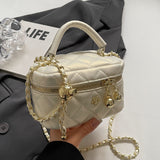 Casual Daily Solid Color Zipper Bags(3 Colors)