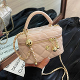 Casual Daily Solid Color Zipper Bags(3 Colors)