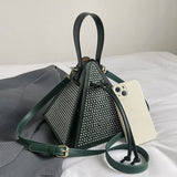 Casual Daily Patchwork Rivets Bags(5 Colors)