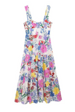 Casual Floral Print Patchwork Printed Dresses