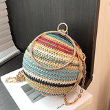 Casual Daily Patchwork Chains Bags