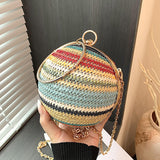 Casual Daily Patchwork Chains Bags