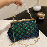 Casual Daily Patchwork Sequins Chains Bags(6 Colors)