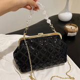 Casual Daily Patchwork Sequins Chains Bags(6 Colors)