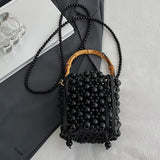 Casual Daily Patchwork Pearls Decor Bags(3 Colors)