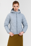 Casual Pocket Zipper White duck down Hooded Outerwear(Down content 86%~90%)(3 Colors)