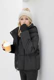 Casual Daily Pocket Zipper Down cotton Hooded Outerwear(4 Colors)