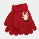 Christmas Reindeer Antler Scarf Hat Gloves Three Piece Set(3 Colors)