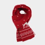 Christmas Reindeer Pattern Pattern Hat Scarf Gloves Set(6 Colors)