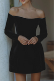 Sexy Rhinestone Decor Off Shoulder Princess Dresses