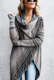 dasiuip Striped Shawl Sweater 2 Styles