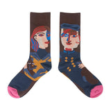 dasiuip Winter New Creative Pattern Socks