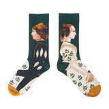 dasiuip Winter New Creative Pattern Socks