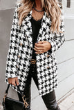 Fashion Street Plaid Turn-back Collar Outerwear