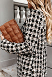 Fashion Street Plaid Turn-back Collar Outerwear