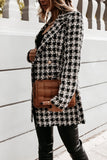 Fashion Street Plaid Turn-back Collar Outerwear