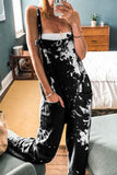 Casual Tie-Dye Spaghetti Strap Loose Jumpsuits(4 Colors)