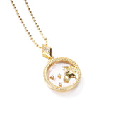 Fashion Solid Zodiac Necklace