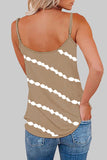 Casual Striped Print V Neck Tops(6 Colors)