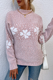 Casual Snowflakes Basic Half A Turtleneck Sweaters(5 Colors)