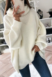 Fashion Solid Patchwork Turtleneck Sweaters(5 Colors)