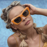 Fashion Casual Solid Patchwork Sunglasses(4 Colors)