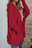 Casual Daily Solid Doll Sleeve Cardigan(5 Colors)