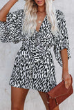 Fashion Elegant Striped Print Strap Design V Neck Loose Jumpsuits(6 Colors)