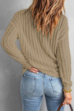 Casual Solid Patchwork O Neck Sweaters(8 Colors)