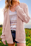 Casual Solid Hollowed Out V Neck Cardigans(6 Colors)