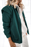 Casual Solid Patchwork Buckle Turndown Collar Outerwear