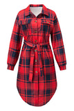 Sweet Elegant Plaid Striped Printing Shirt Collar Outerwear(3 Colors)