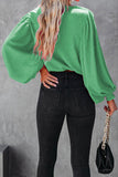 Sweet Elegant Solid Color V Neck Blouses(3 Colors)